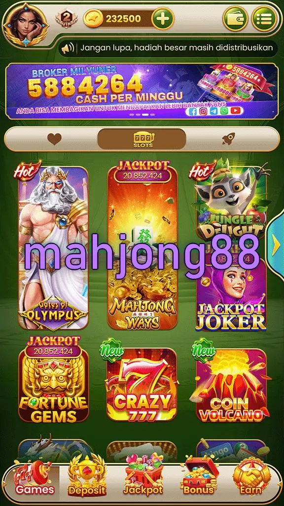 mahjong88 Tangkapan Layar - APK Resmi